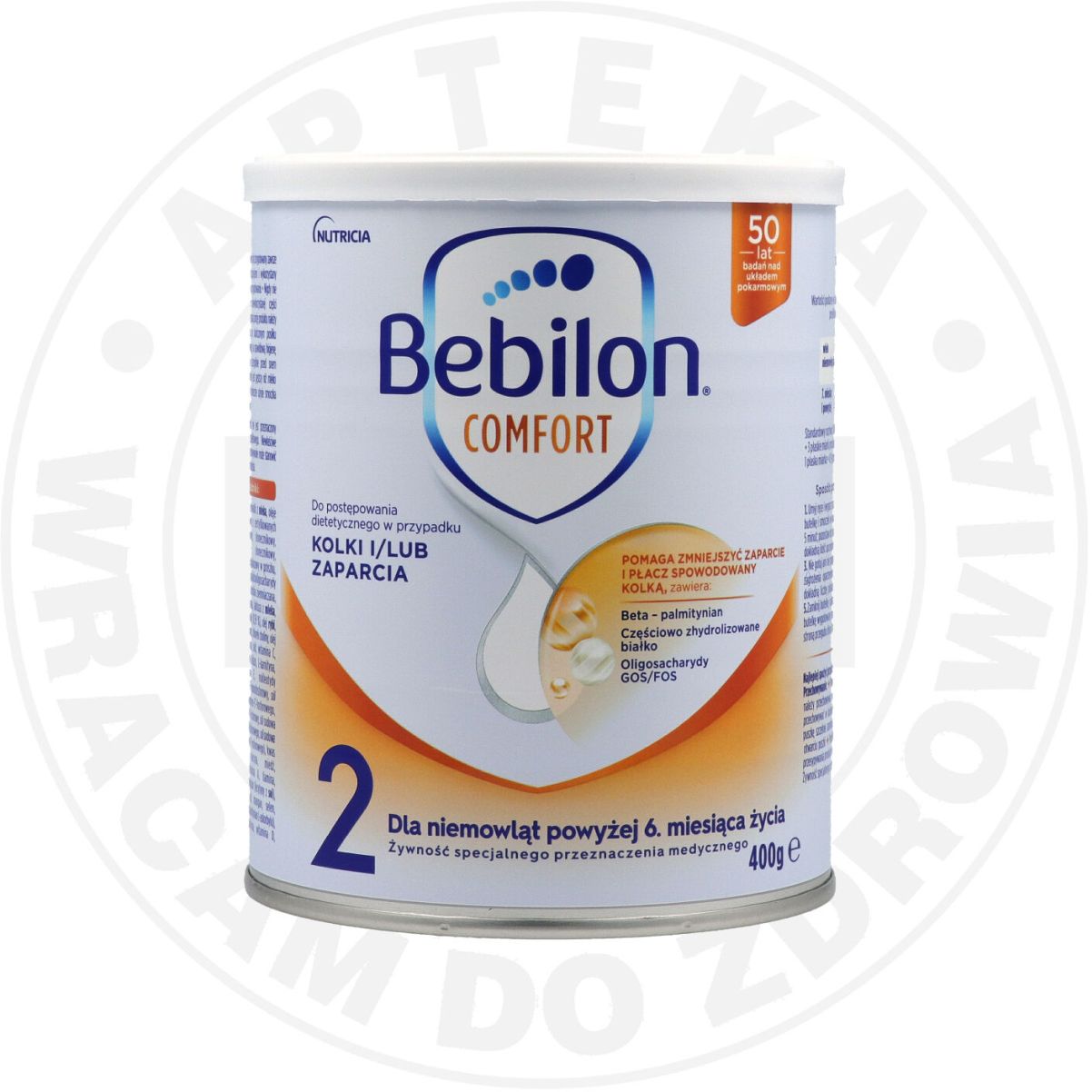 BEBILON COMFORT 2 do postępowania dietetycznego w przypadku kolek i/lub zaparć od 6. miesiąca