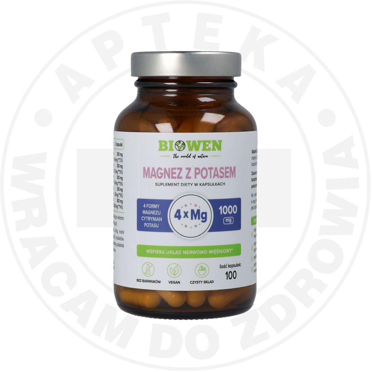 Biowen Magnez z potasem 4X Mg