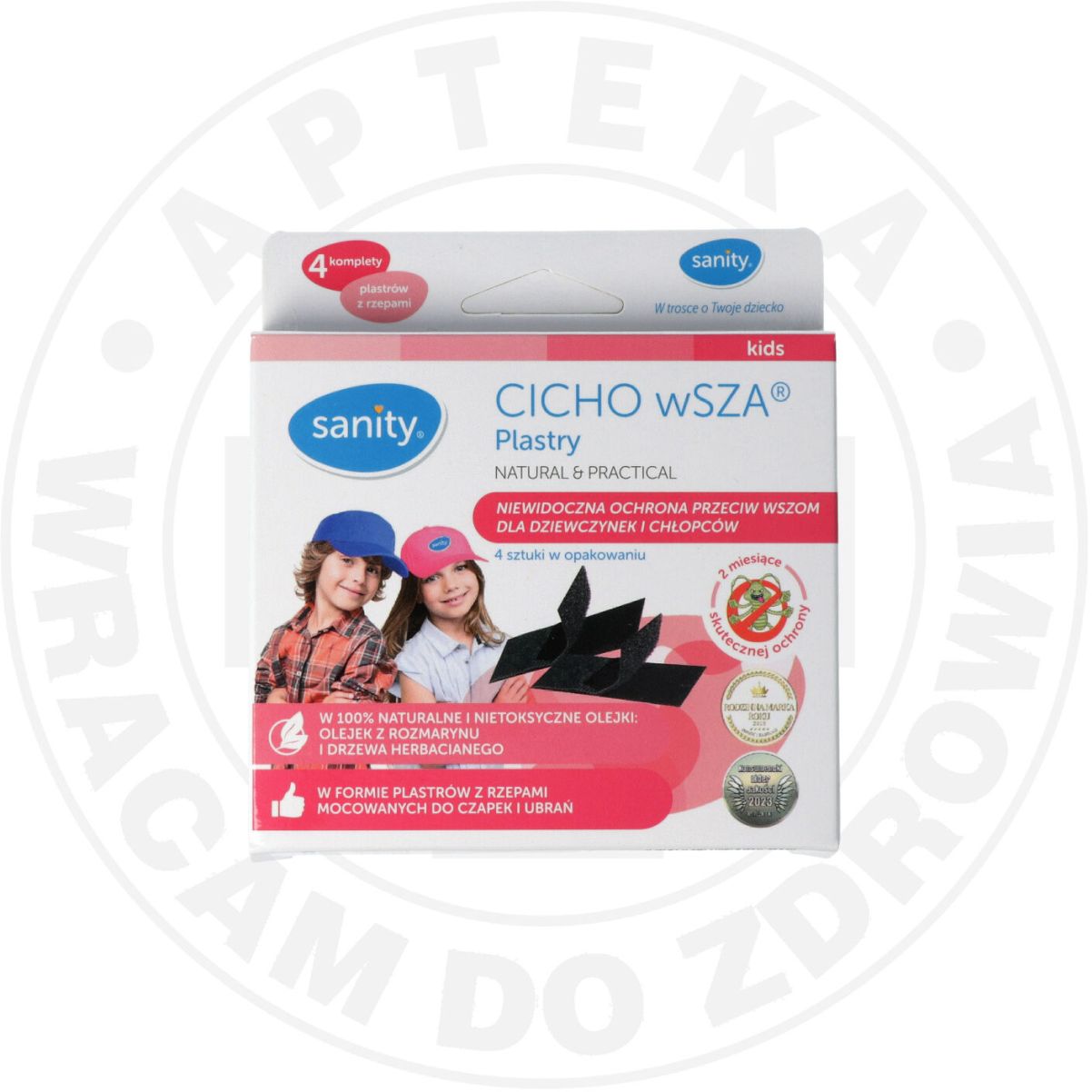CICHOwSZA plastry ochronne przeciw wszom -data ważności 3-10-2025