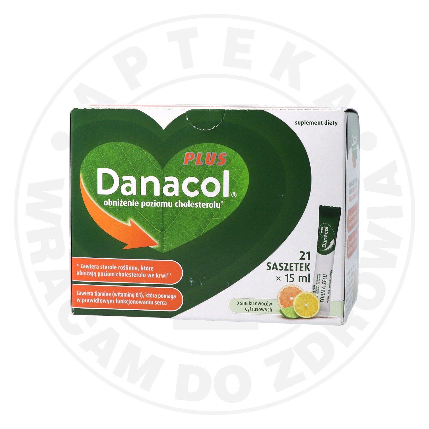 Danacol Plus żel doustny smak owoców cytrusowych