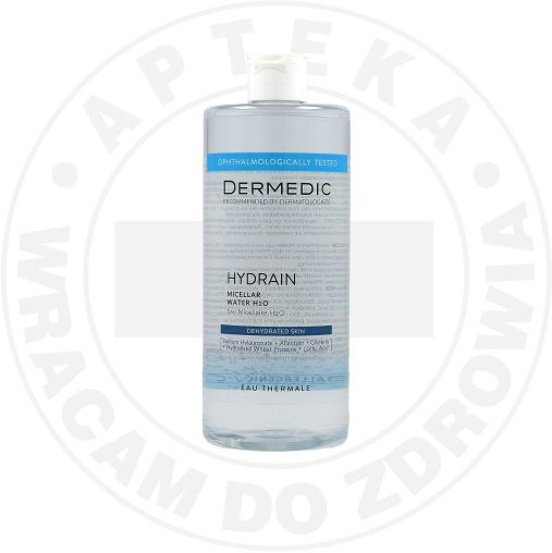 DERMEDIC HYDRAIN 3 HIALURO płyn micelarny H2O