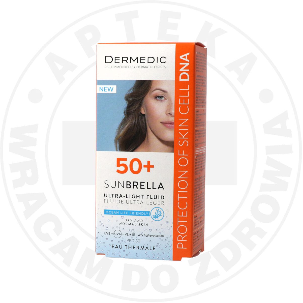 Dermedic Sunbrella Ultralekki krem SPF 50+ skóra sucha i normalna 