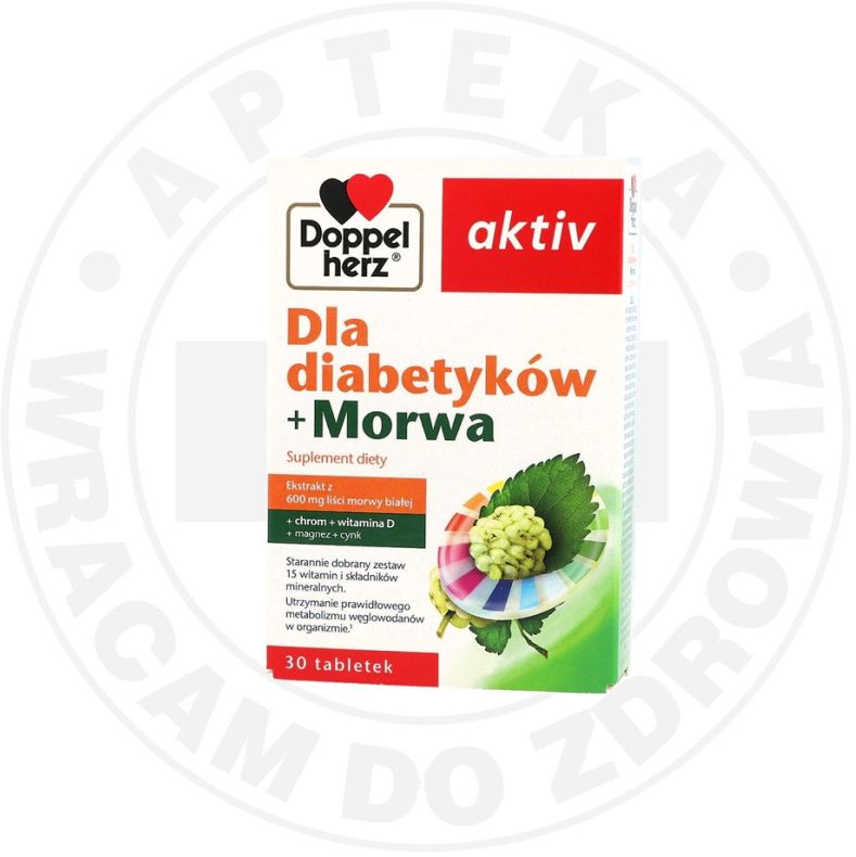 DOPPELHERZ AKTIV DLA DIABETYKÓW + MORWA