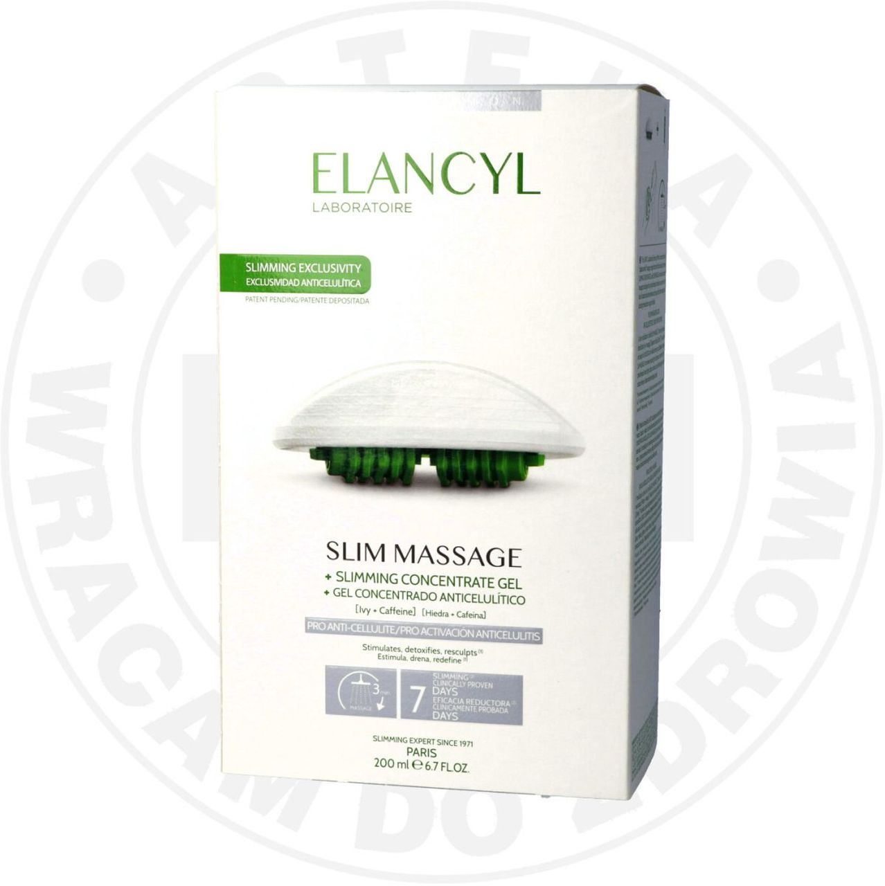 ELANCYL SLIM MASSAGE SKONCENTROWANY ŻEL WYSZCZUPLAJĄCY + MASAŻER data ważności 30-05-2025