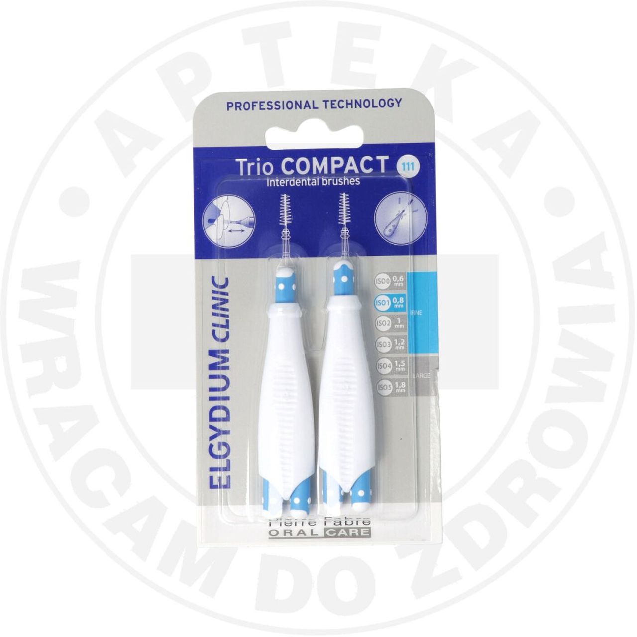 ELGYDIUM CLINIC TRIO COMPACT 111 SZCZOTECZKA MIĘDZYZĘBOWA