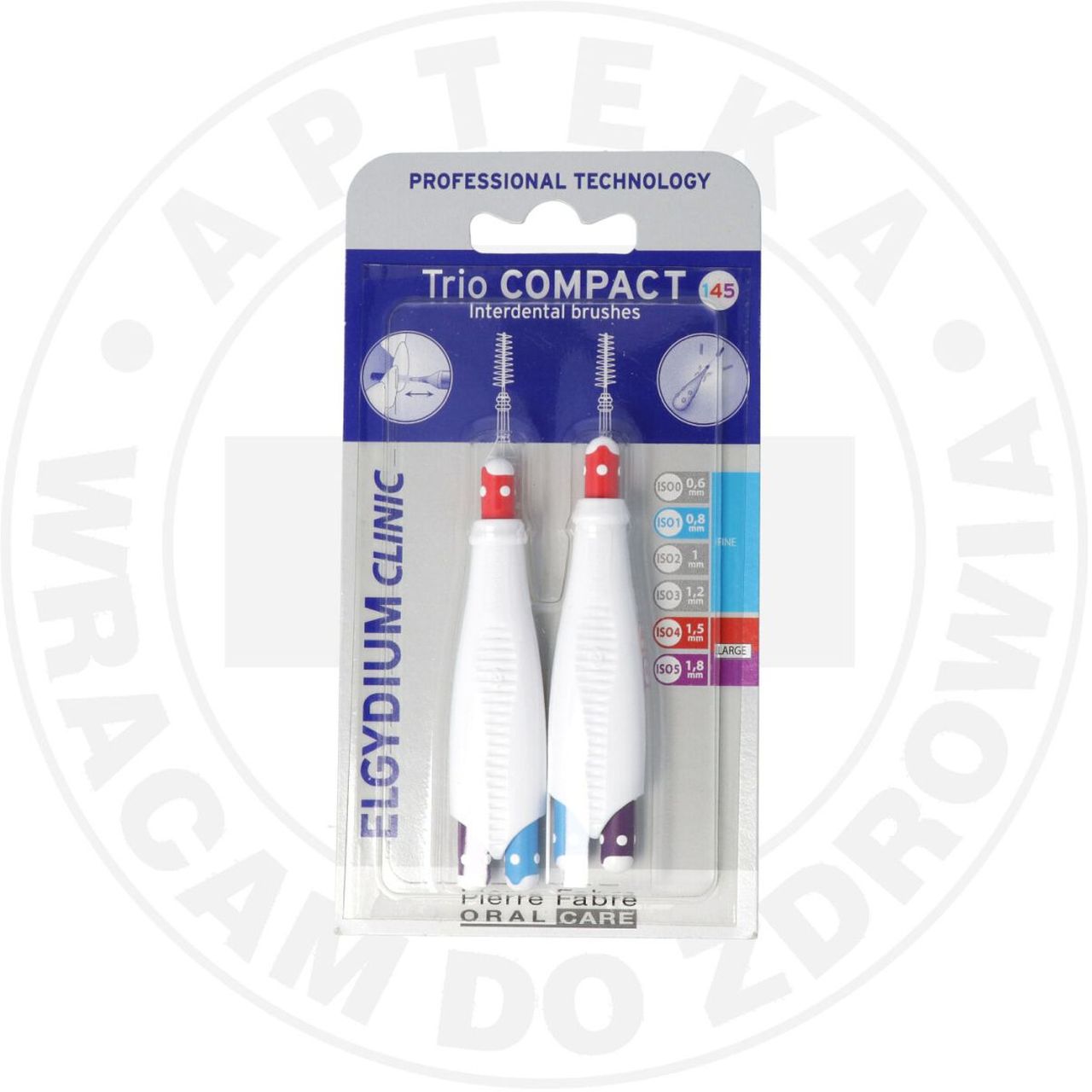 ELGYDIUM CLINIC TRIO COMPACT 145 SZCZOTECZKA MIĘDZYZĘBOWA