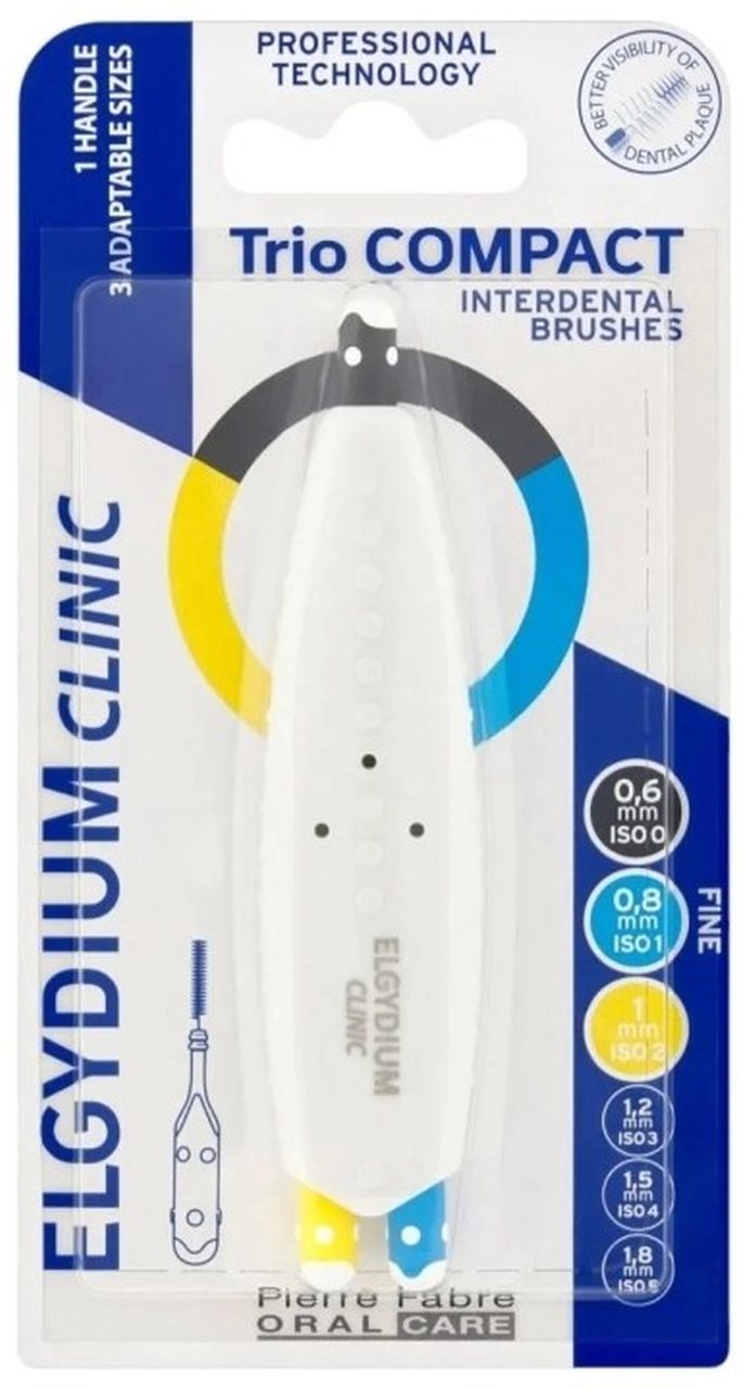 ELGYDIUM CLINIC TRIO COMPACT OMBRE SZCZOTECZKA MIĘDZYZĘBOWA