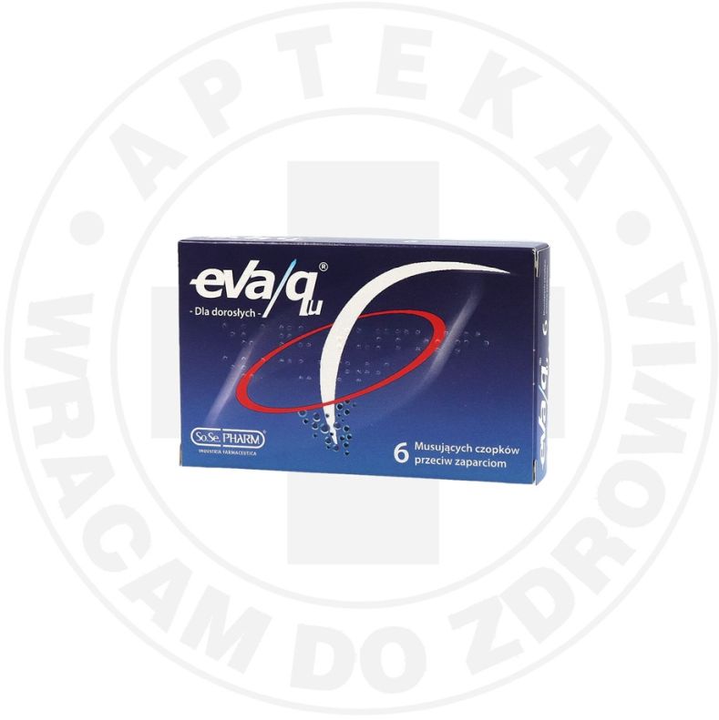 Eva/qu musujące czopki przeciw zaparciom