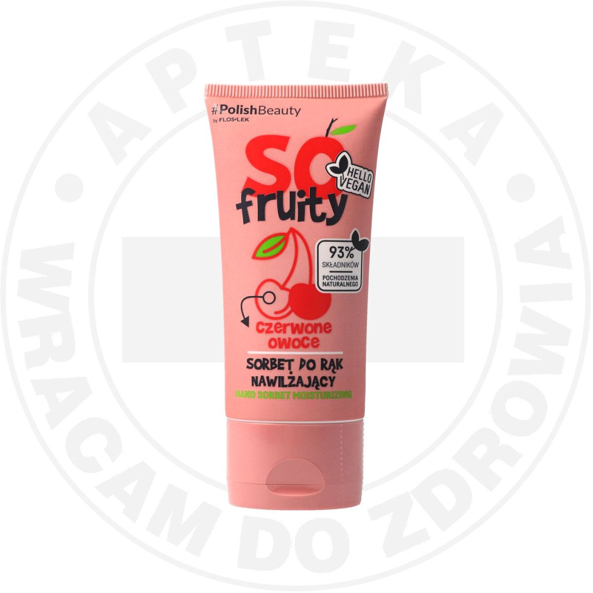Flos-Lek So Fruity Sorbet do rąk nawilżający czerwone owoce