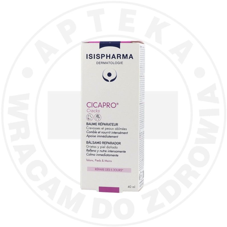 ISISPHARMA CICAPRO CRACKS balsam naprawczy do dłoni i stóp, skóra bardzo sucha i popękana
