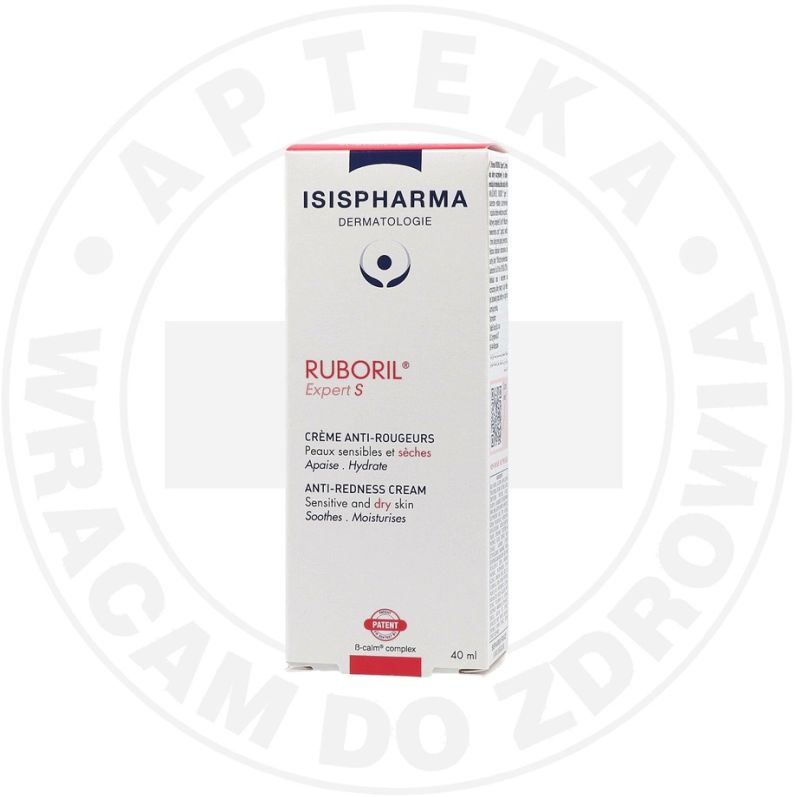 ISISPHARMA RUBORIL Expert S, krem do skóry naczynkowej i ze skłonnością do rumienia, skóra sucha