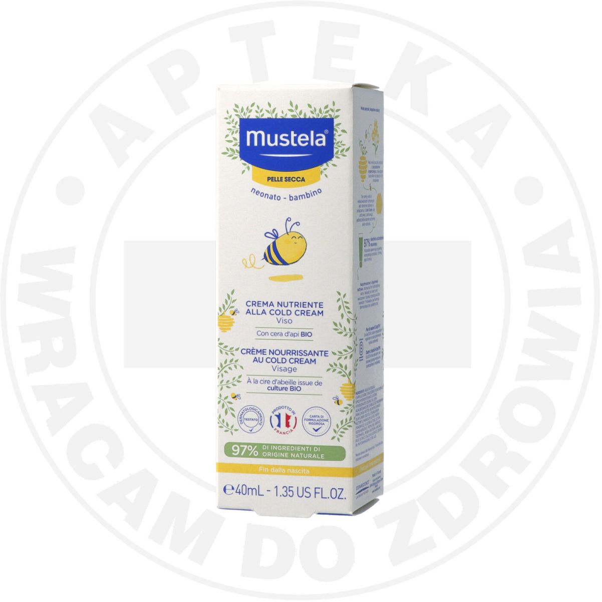 MUSTELA BEBE KREM ODŻYWCZY Z COLD CREAM