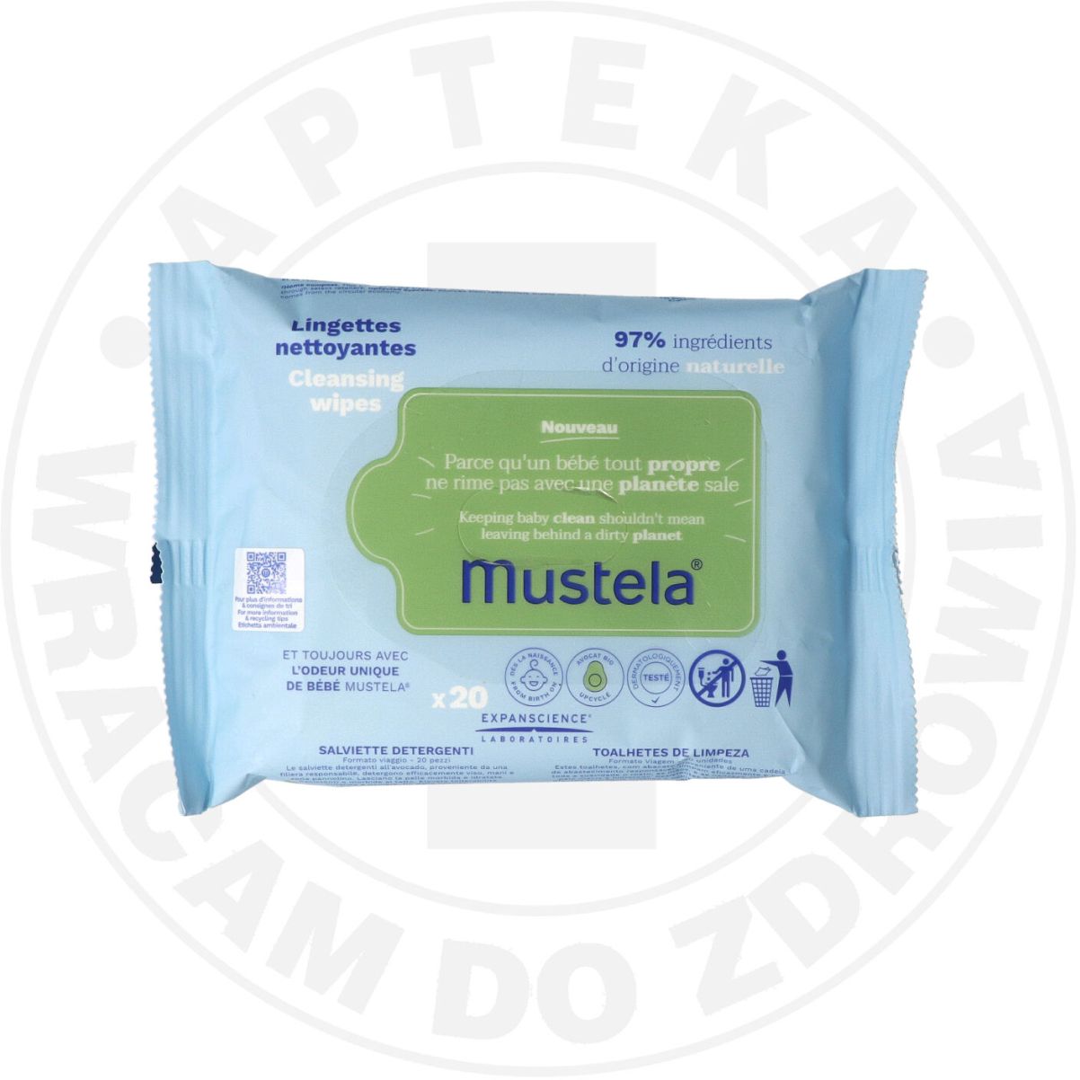 MUSTELA CHUSTECZKI OCZYSZCZAJĄCE