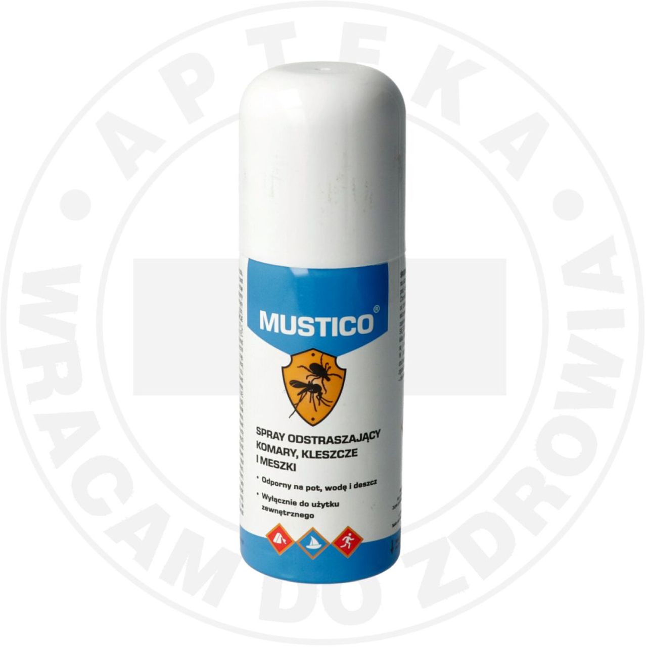 MUSTICO SPRAY ODSTRASZAJĄCT KOMARY, KLESZCZE  I MESZKI 