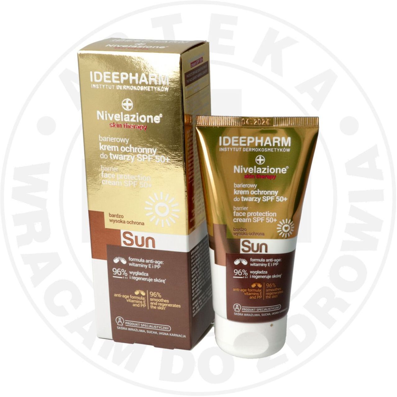 Nivelazione Skin Therapy SUN Barierowy krem ochronny do twarzy SPF 50+ 50ml 