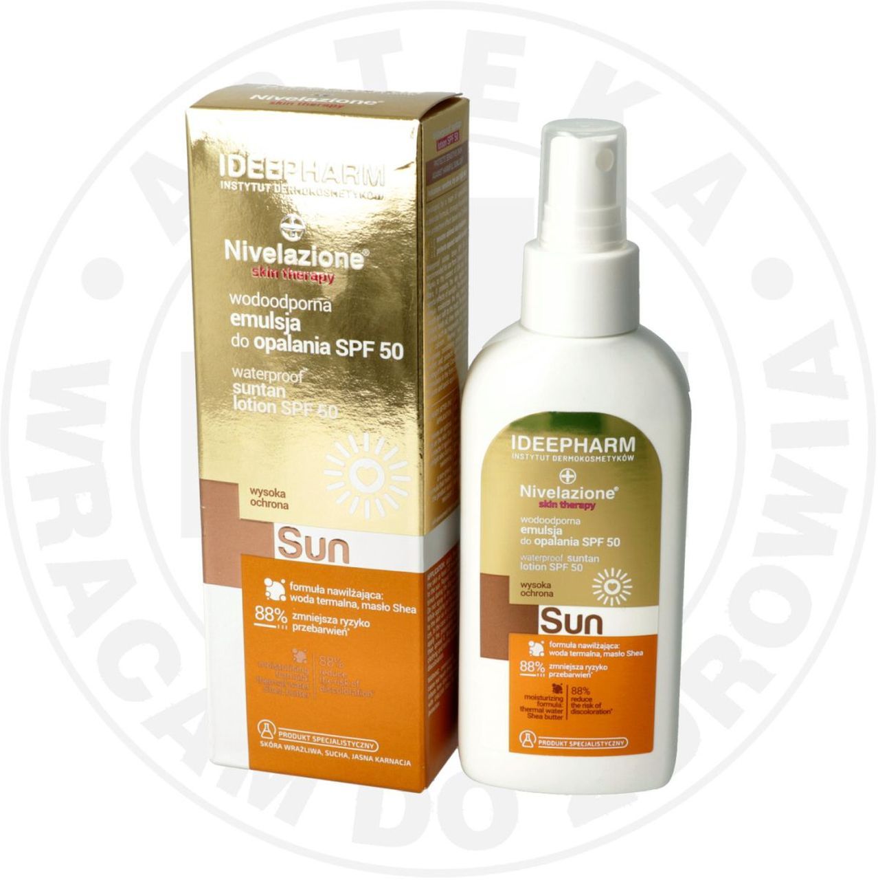 Nivelazione Skin Therapy SUN Wodoodporna emulsja do opalania SPF50 150 ml 