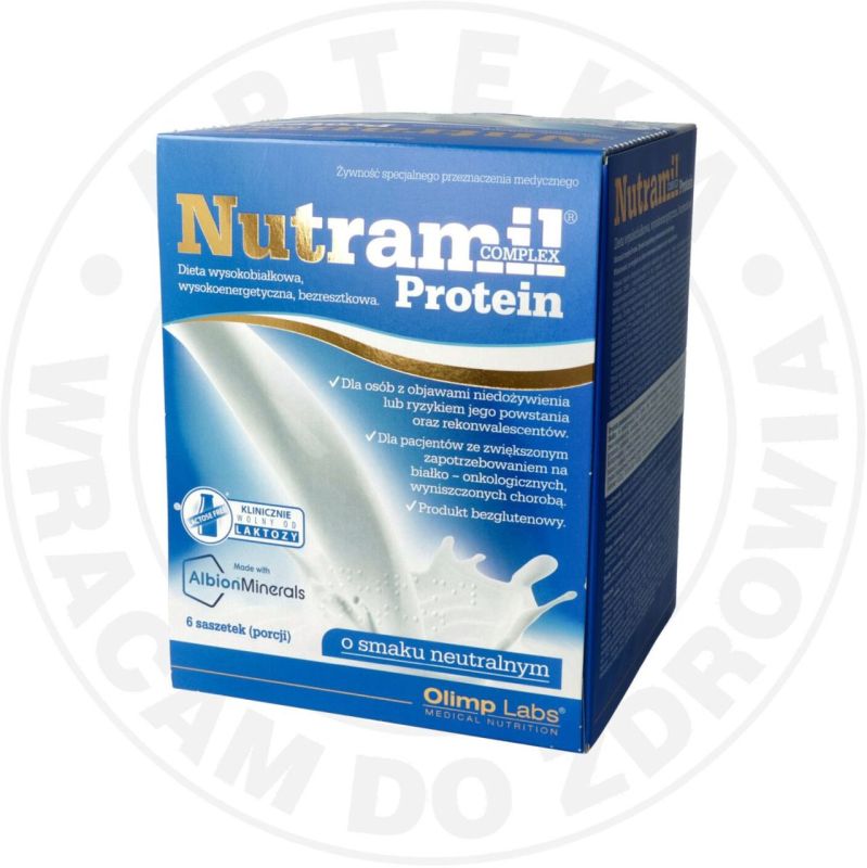 OLIMP NUTRAMIL COMPLEX PROTEIN SMAK TRUSKAWKA data ważności 21-03-2026