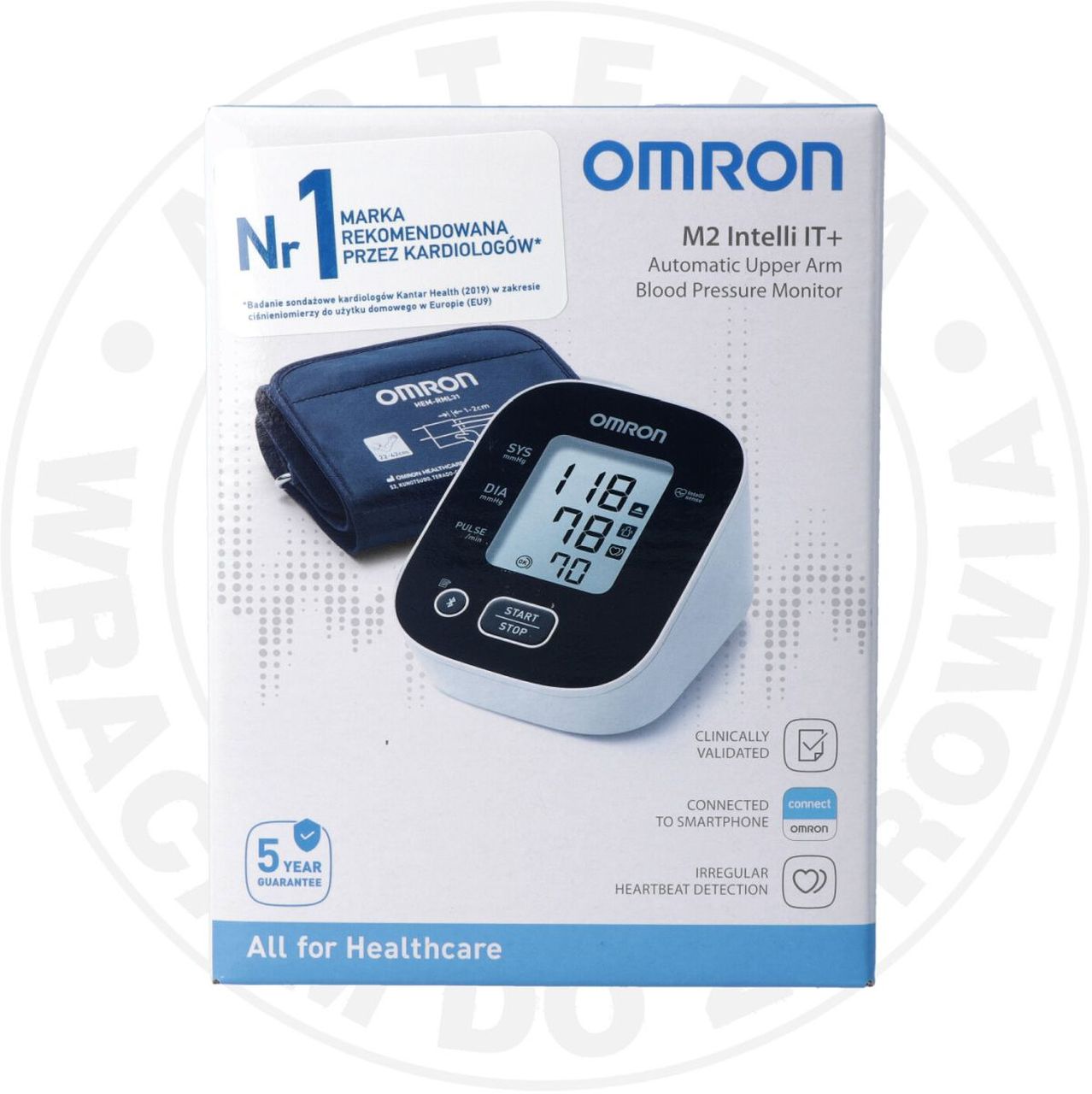 OMRON CIŚNIENIOMIERZ M2 INTELLI IT+ NARAMIENNY AUTOMATYCZNY