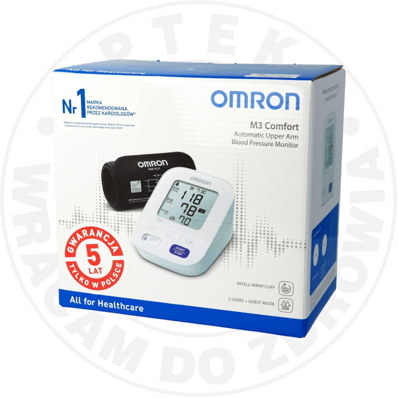Omron M3 Comfort ciśnieniomierz naramienny automatyczny
