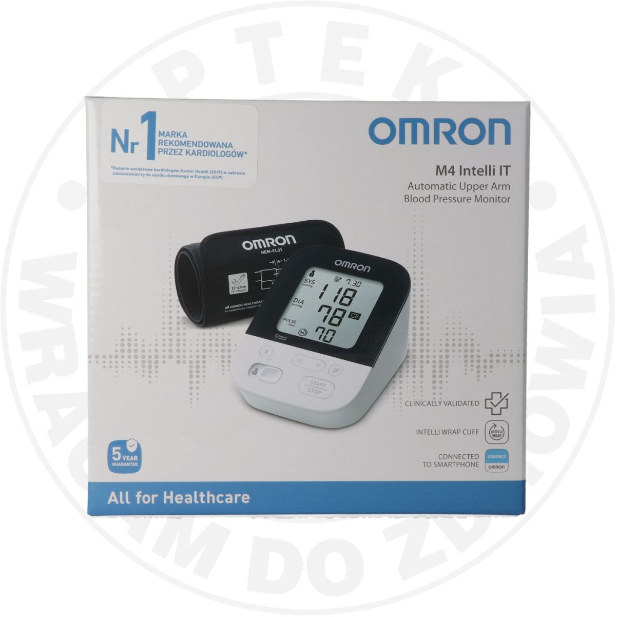 Omron M4 Intelli IT Ciśnieniomierz naramienny automatyczny 