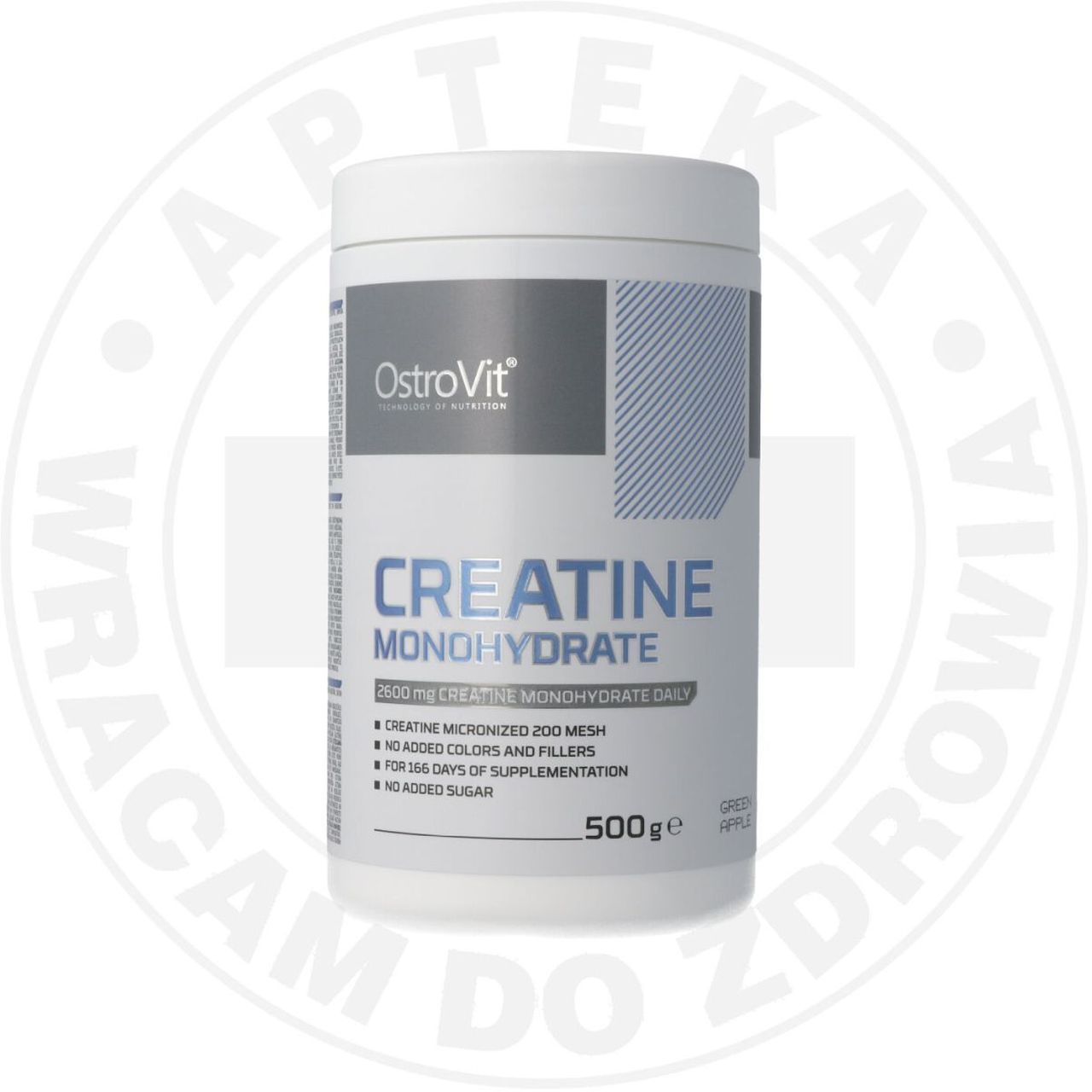 OSTROVIT CREATINE MONOHYDRATE SMAK ZIELONEGO JABŁKA