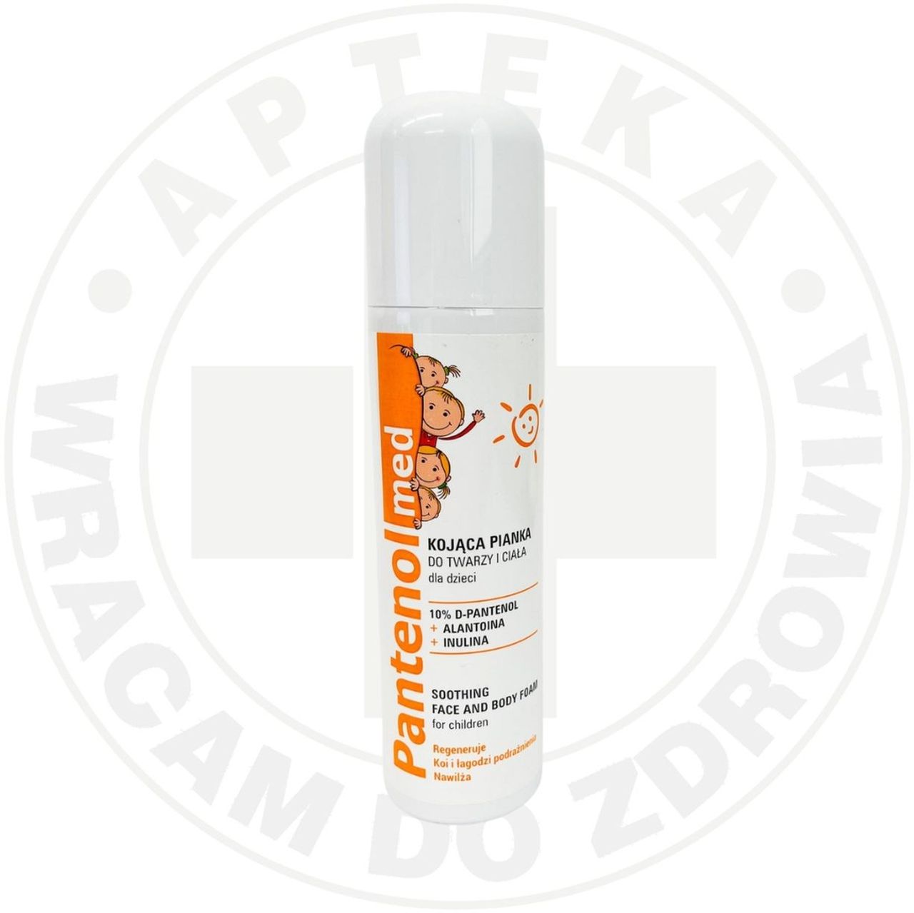 PANTENOL MED Kojąca pianka do twarzy i ciała dla dzieci 