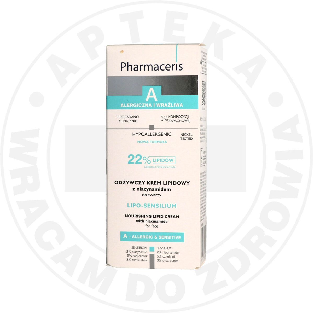 PHARMACERIS A LIPO-SENSILIUM MULTILIPIDOWY KREM ODŻYWCZY DO TWARZY Z CERAMIDAMI