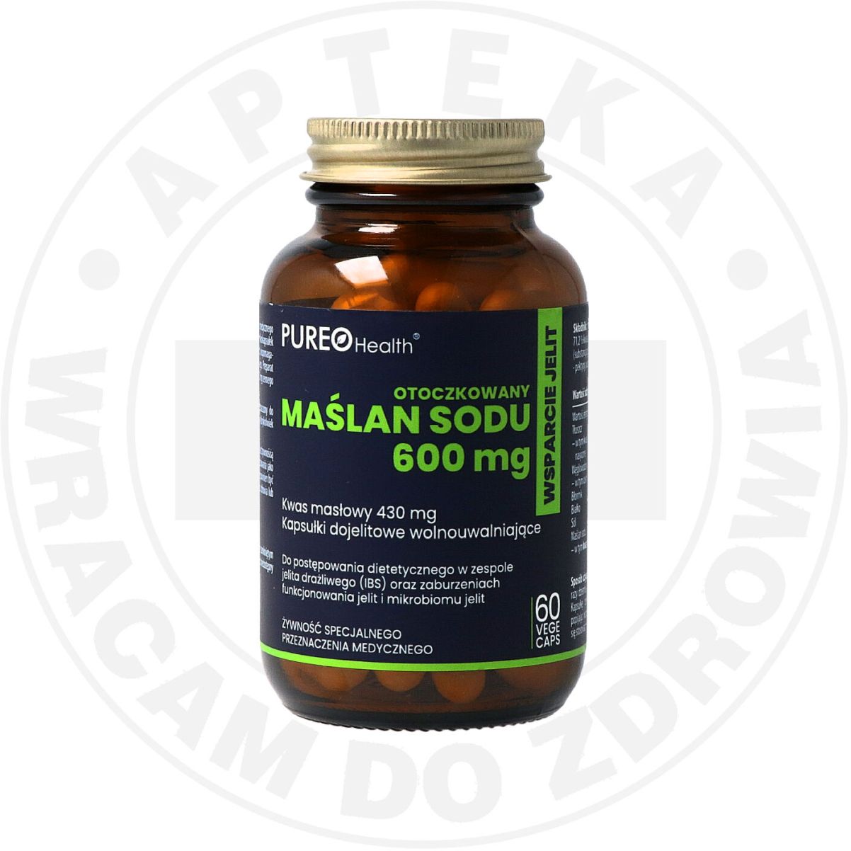 Pureo Health Otoczkowany Maślan Sodu 600 mg