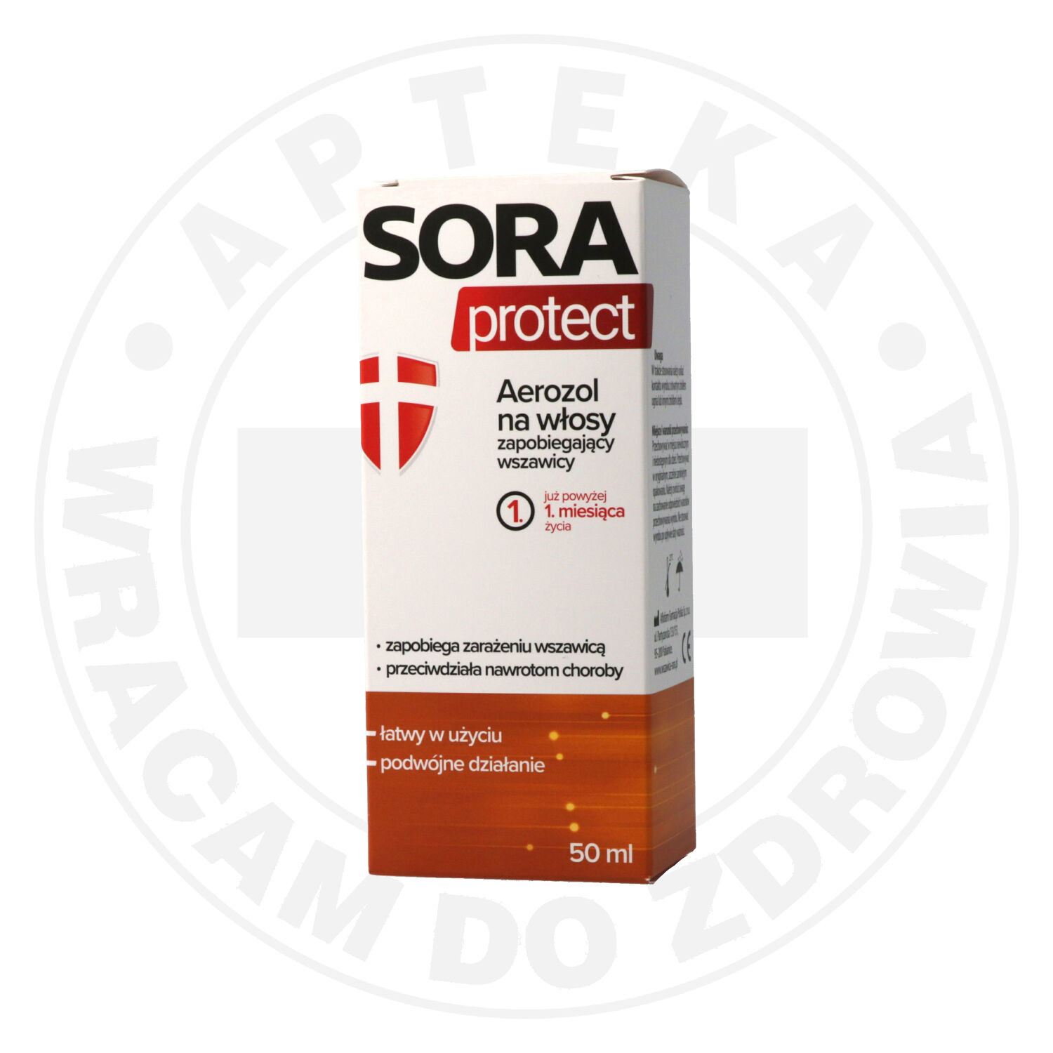 Sora Protect aerozol na włosy zapobiegający wszawicy