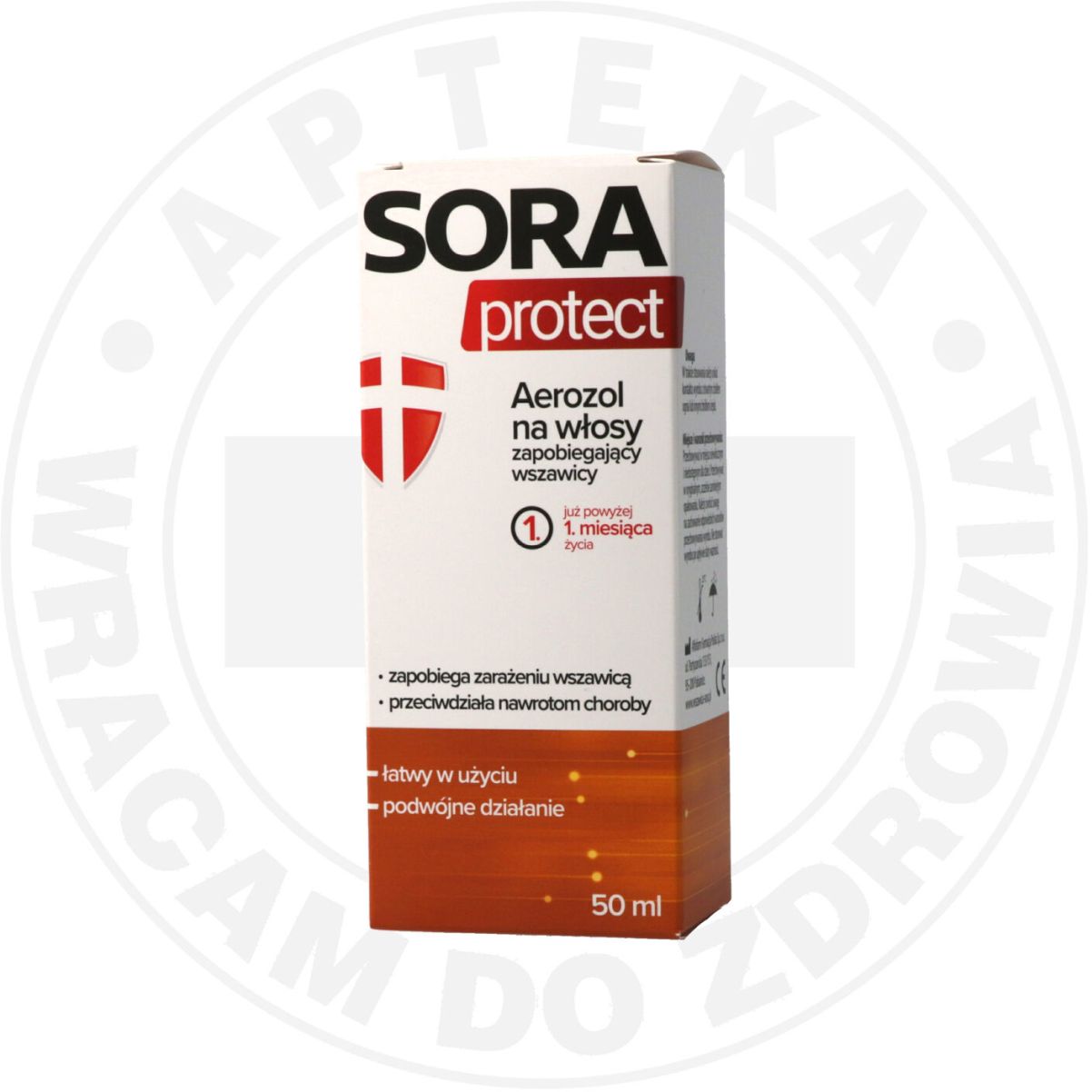 Sora Protect aerozol na włosy zapobiegający wszawicy