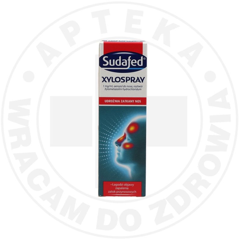 SUDAFED XYLOSPRAY AEROSOL DO NOSA 0,1 % (1mg/ml)