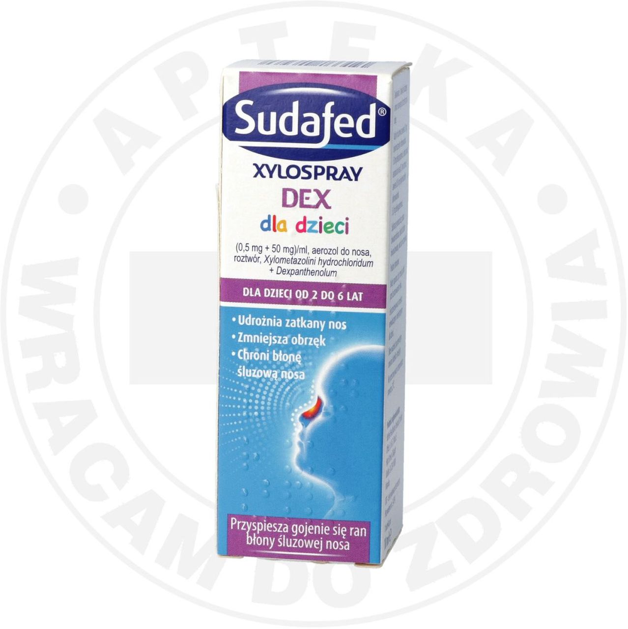 SUDAFED XYLOSPRAY DEX DLA DZIECI 0,5 mg+50 mg/ml  AEROSOL DO NOSA