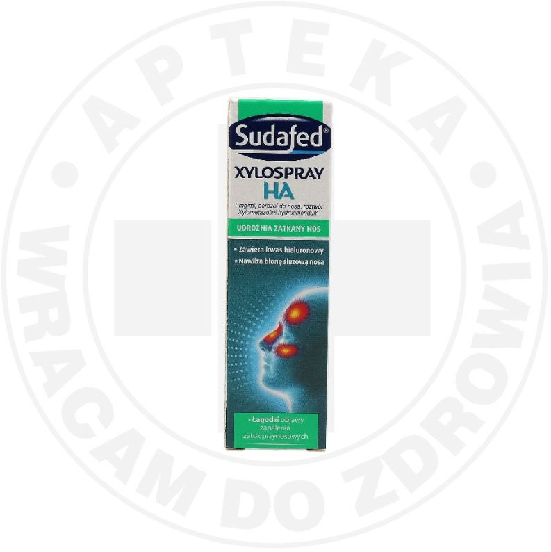 SUDAFED XYLOSPRAY HA AEROSOL DO NOSA 0,1 % (1mg/ml)