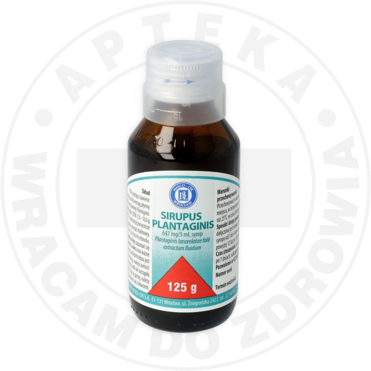 SYROP Z BABKI LANCETOWATEJ