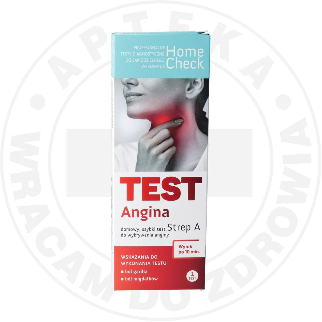 TEST ANGINA – STREP A   data ważności 30-09-2025