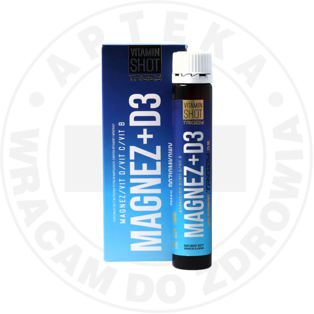 TRIGGY VITAMINSHOT MAGNEZ + D3 SMAK POZIOMKOWY