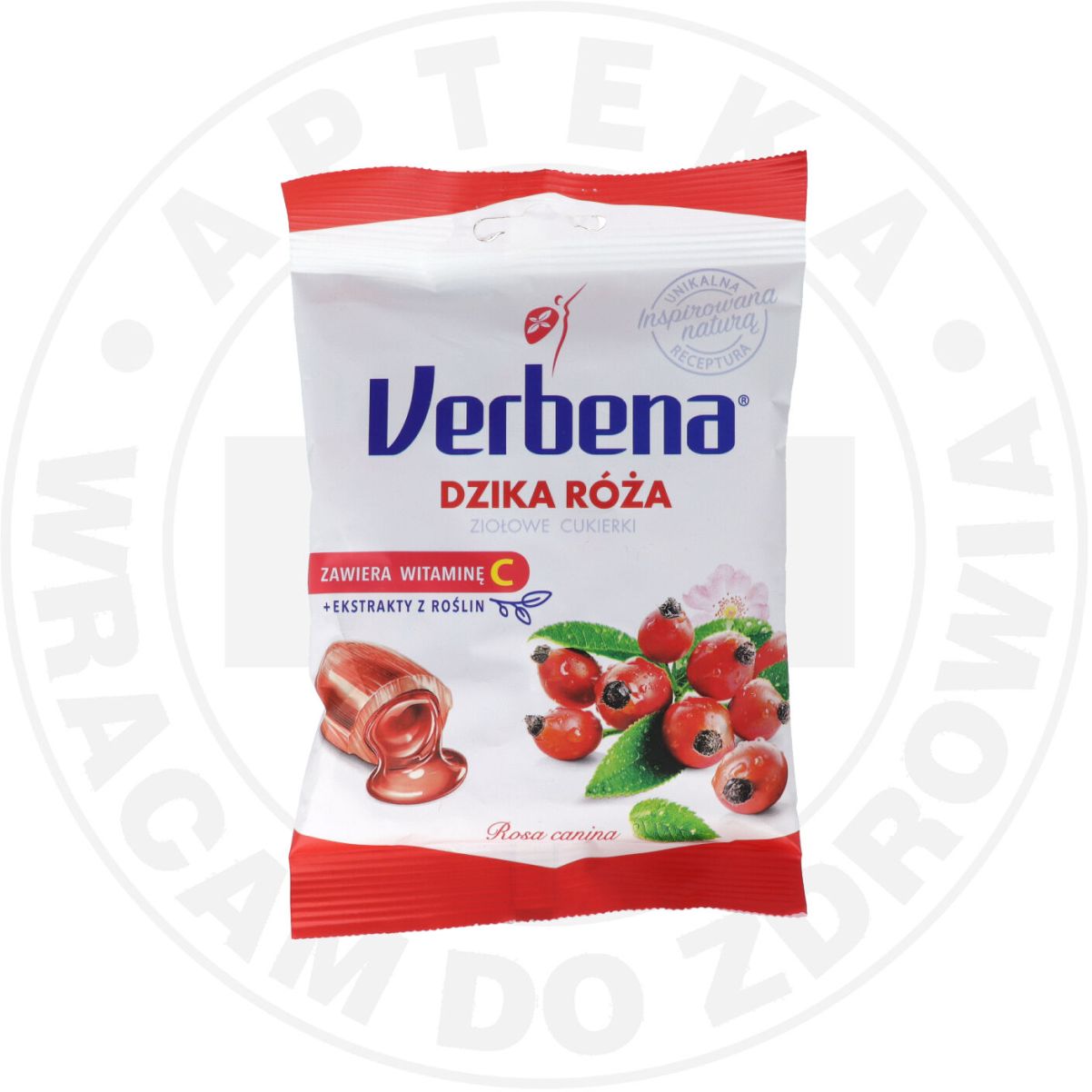 Verbena dzika róża cukierki ziołowe