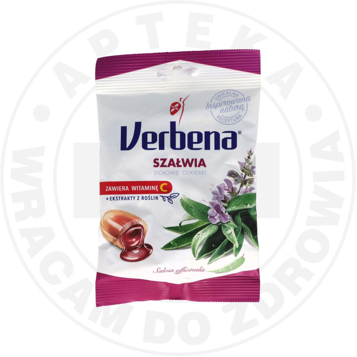 Verbena szałwia cukierki ziołowe