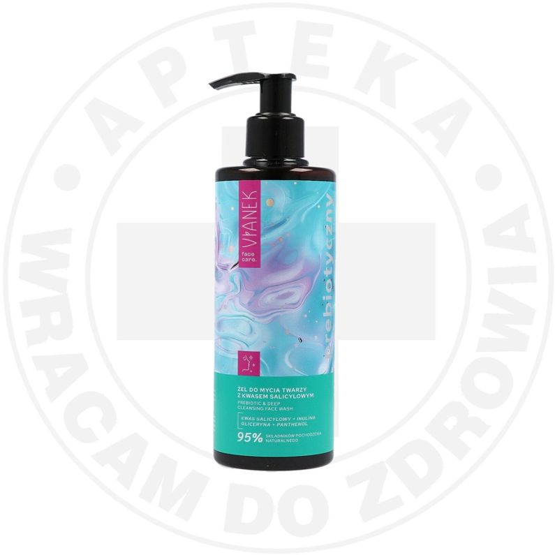 VIANEK prebiotyczny Żel do mycia twarzy z kwasem salicylowym