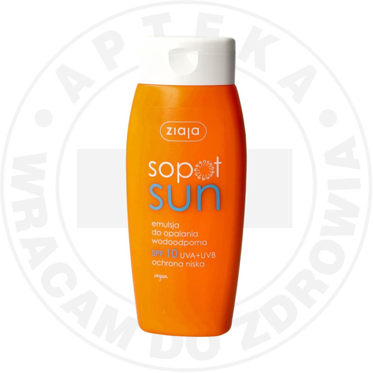 ZIAJA SOPOT SUN SPF10 EMULSJA DO OPALANIA WODOODPORNA