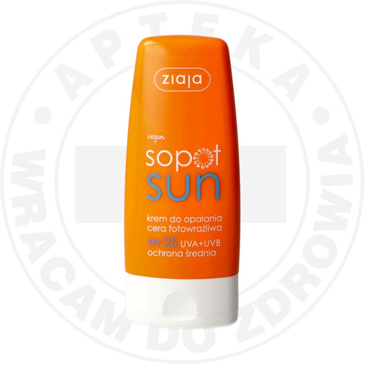 ZIAJA SOPOT SUN SPF25 KREM DO OPALANIA CERA FOTOWRAŻLIWA