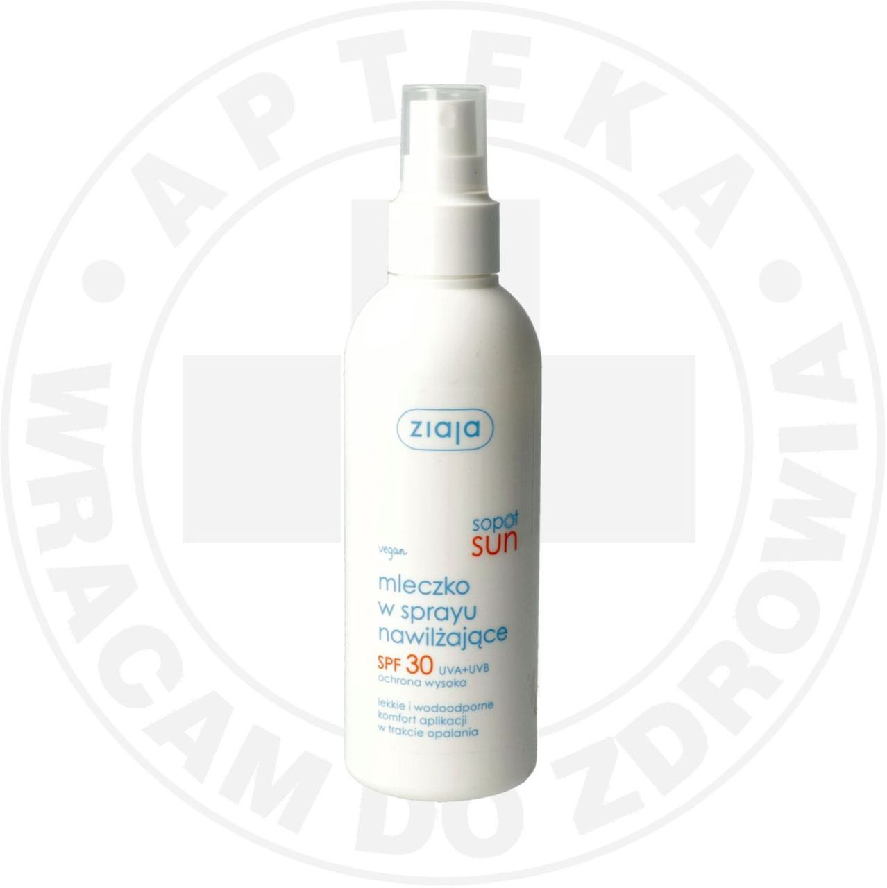 ZIAJA SOPOT SUN SPF30ML MLECZKO W SPRAYU NAWILŻAJĄCE