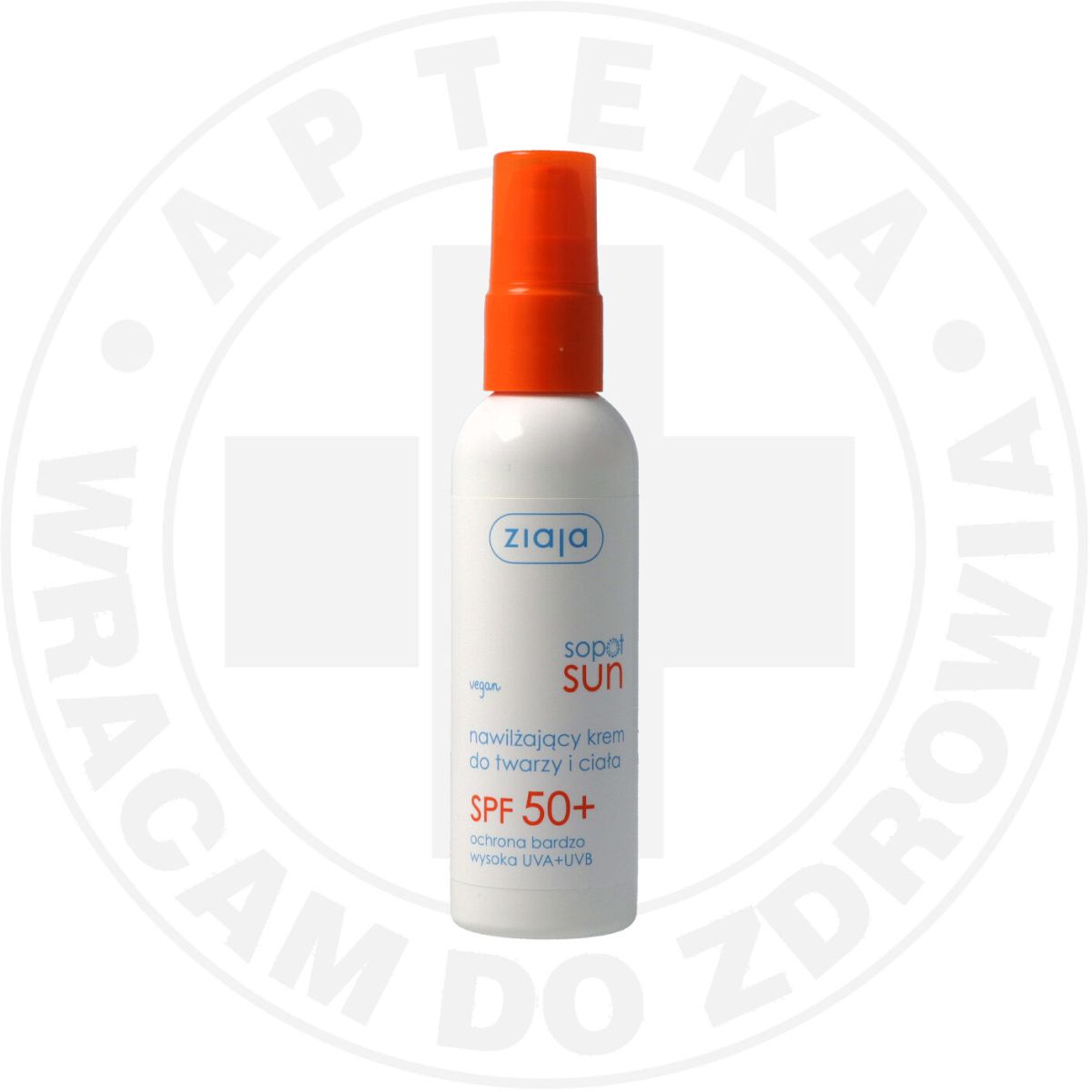 ZIAJA SOPOT SUN SPF50+ nawilżający krem do twarzy i ciała