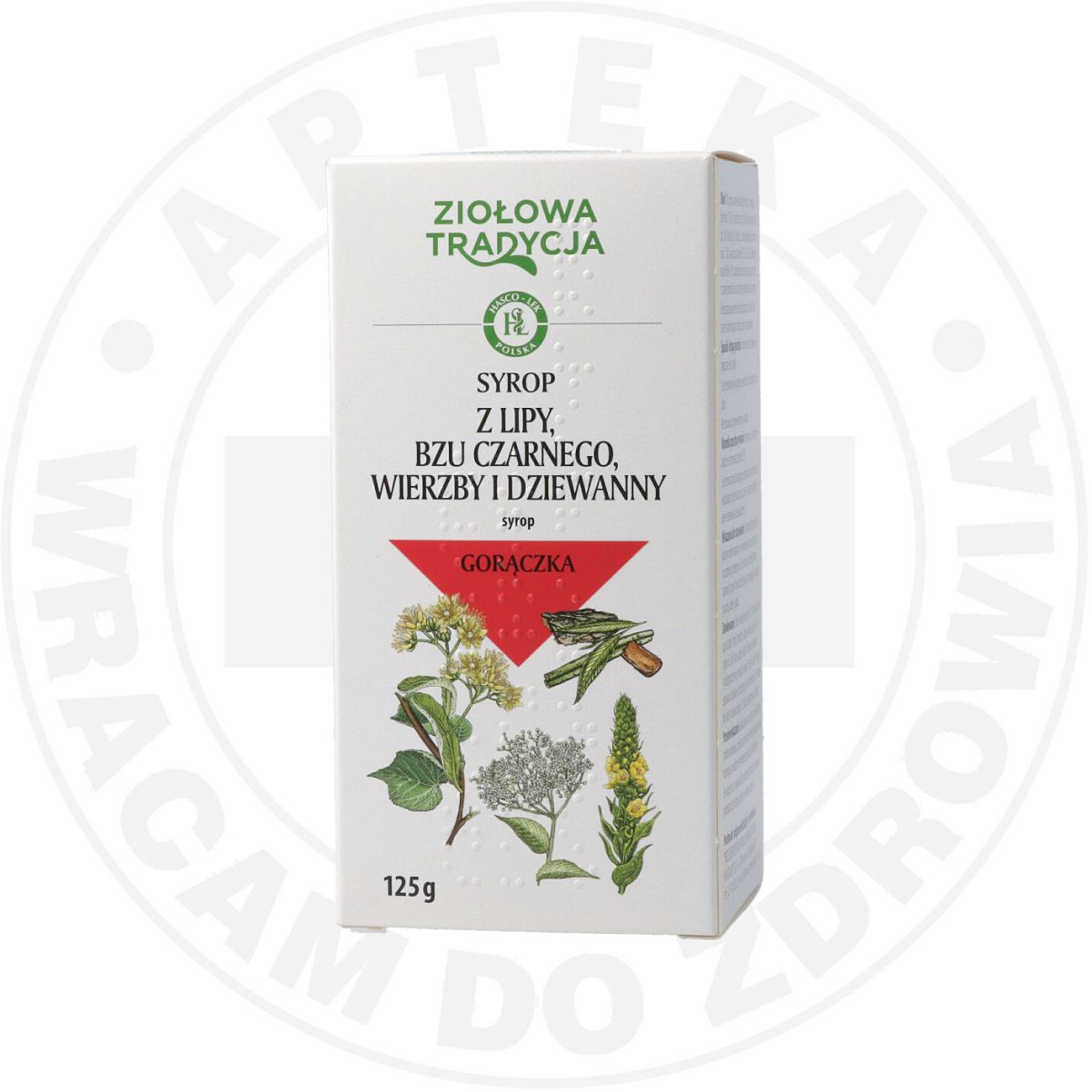 Ziołowa Tradycja Syrop z lipy, bzu czarnego, wierzby i dziewanny
