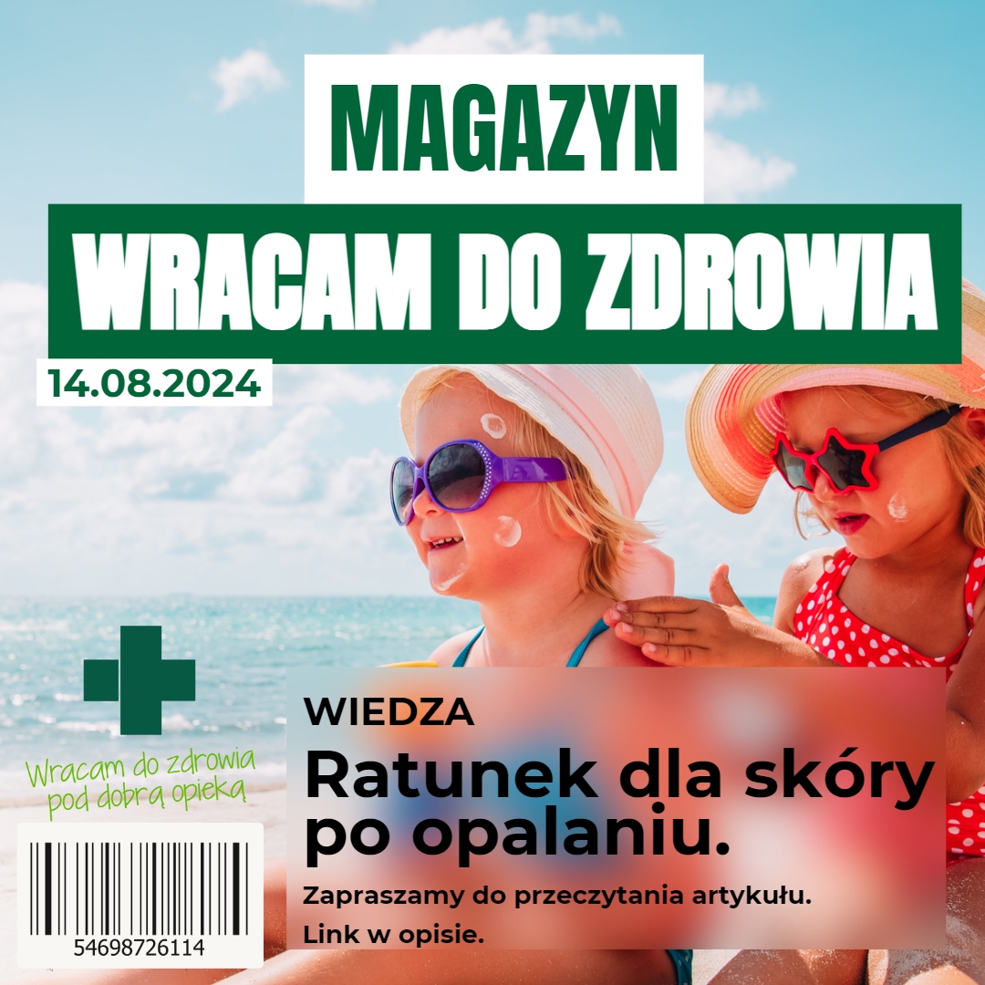 Ratunek dla skóry po opalaniu
