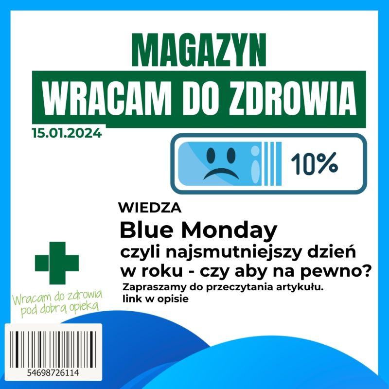 Blue Monday czyli najsmutniejszy dzień w roku - czy aby na pewno?